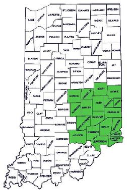 indiana state map